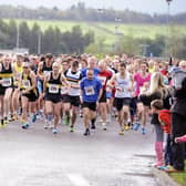 Runners at the start