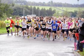 Runners at the start