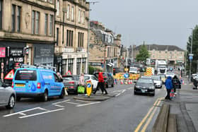 Motorists are experiencing long delays. Pic: Michael Gillen