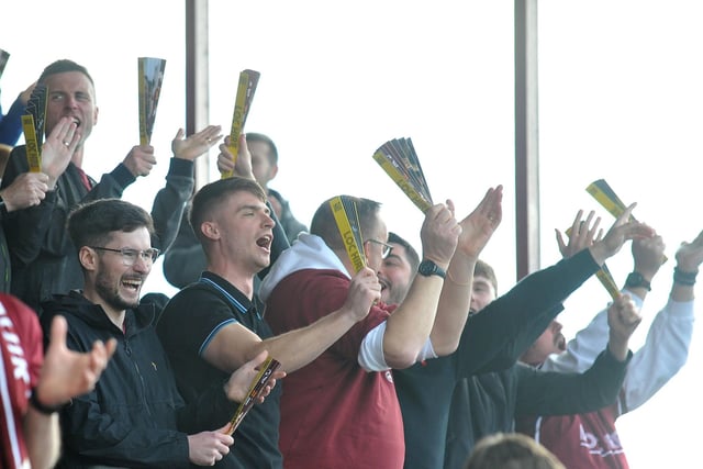 Stenhousemuir fans brought the noise to the occasion