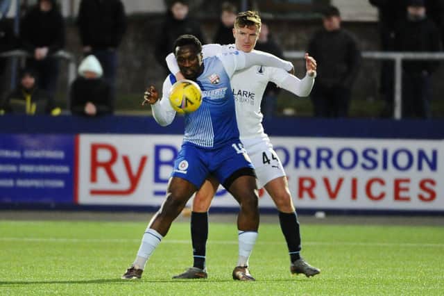 Paul Watson made his second debut for the Bairns at Links Park on Saturday in the 2-1 defeat (Picture by Alan Murray)