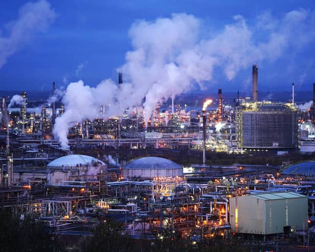 The Grangemouth industrial hub (Photo by Jane Barlow/PA)