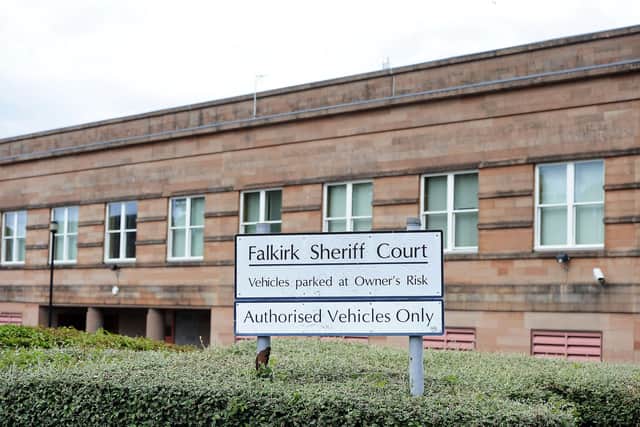 Stirling man James McGurk appeared at Falkirk Sheriff Court. Picture: Michael Gillen.