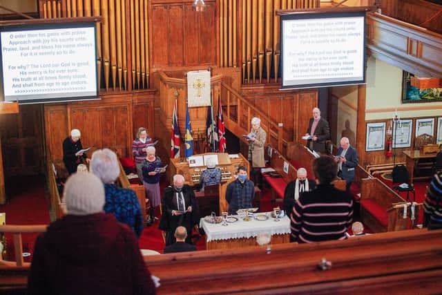 Sunday's service marked 50 years of Grahamston United Church