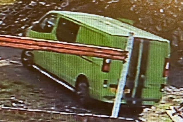 Murray Davidson's distinctive lime green van was last seen in Bathgate on November 5
