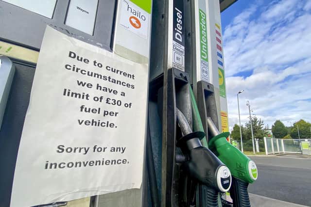 Pic: Lisa Ferguson




Asda has now enforced a £30 limit on all pumps due to the ongoung panic buying across the UK, this is due to not enugh drivers able to deliver the fuel to pumps.