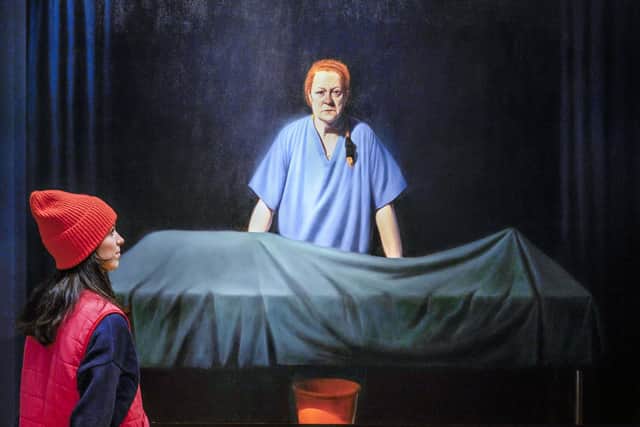 Ken Currie's striking portrait of Professor Dame Sue Black, Unknown Man, has been bought for the nation.