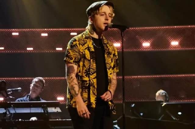 Craig Eddie, from Falkirk, performing in the blind auditions on ITV's The Voice (Pic: ITV/The Voice)
