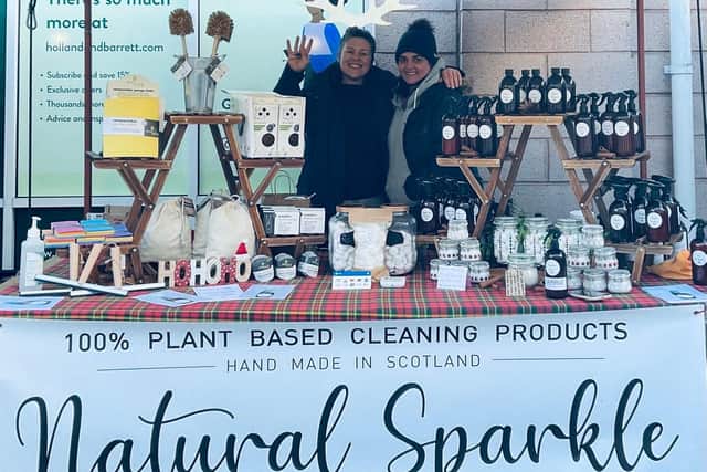 Natural Sparkle Ltd was co-founded by Falkirk locals Nicola Mclaren and Julie Crummer,