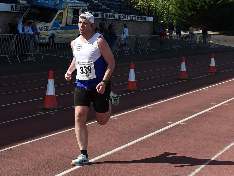 Competitors gave it their all in this year's Round the Houses 10k Run