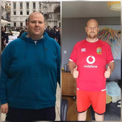 Mark MacDonald has lost 12 stones in two years