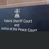 Bernard appeared at Falkirk Sheriff Court
(Picture: Michael Gillen)