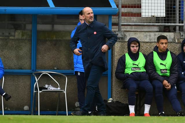 Paul Sheerin says his side can happy with their performance. Photo: Michael Gillen