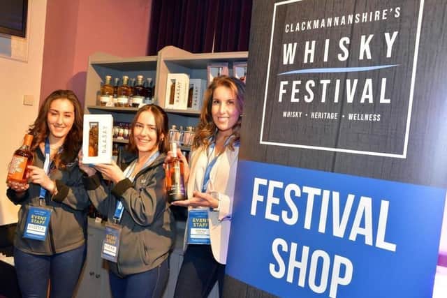 The whisky festival takes place in Alloa Town Hall