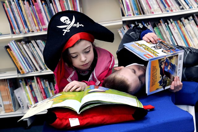 P2 pupils at Victoria Primary took part in a readathon for World Book Day