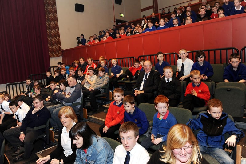 A packed Falkirk Town Hall for the 2012 TurnaBBout event.