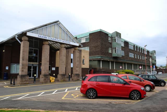 The ward at Falkirk Community Hospital had been closed due to suspected cases of COVID-19