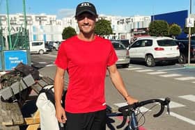Clayton Crowther is currently cycling from Morocco to Manchester for the charity Mental Health UK.