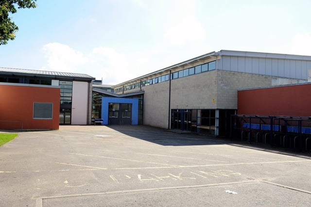 At Larbert High, 45 per cent of pupils left with at least five Highers in 2022. This is 42 percentage points better than its virtual comparator.