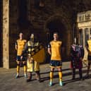 Falkirk's new heritage third kit (Photo: Ian Sneddon)
