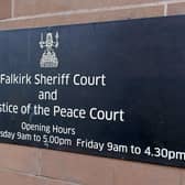 Kerr appeared at Falkirk Sheriff Court (Picture: Michael Gillen)