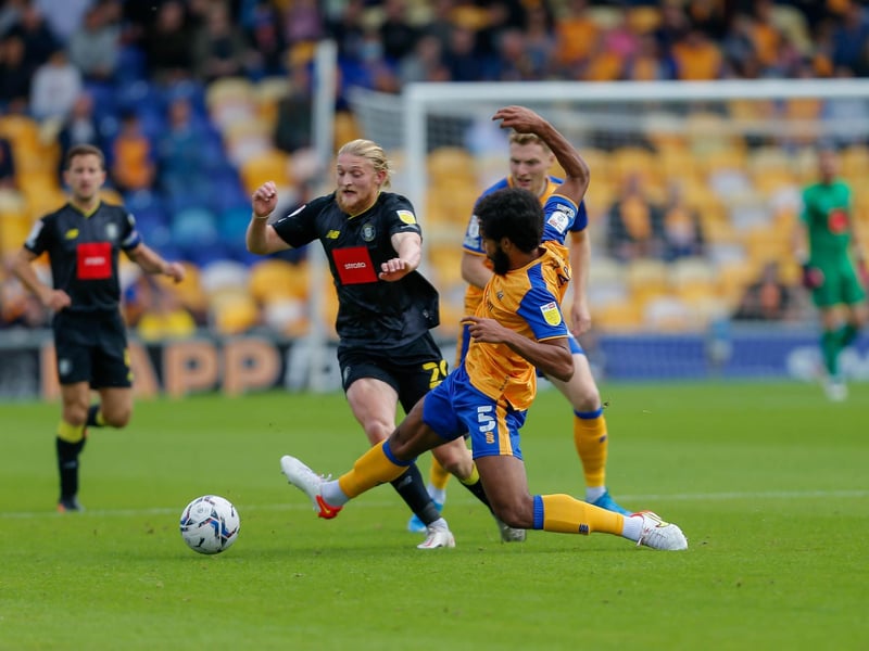 Richard Nartey tackles Luke Armstrong.