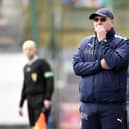 John McGlynn on the touchline against Clyde (Photo: Alan Murray)