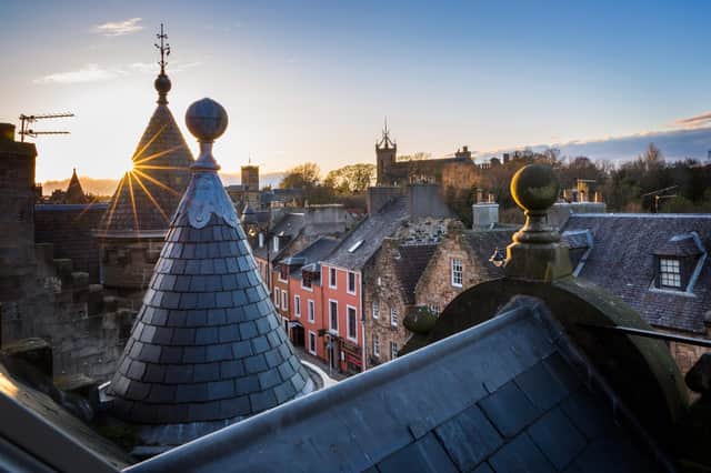 Stunning views from 7 St. Michaels Wynd, Linlithgow.
