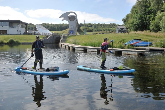 The Rubbish Paddlers Charlotte Megret and Neil Smith touring Scotland 2021