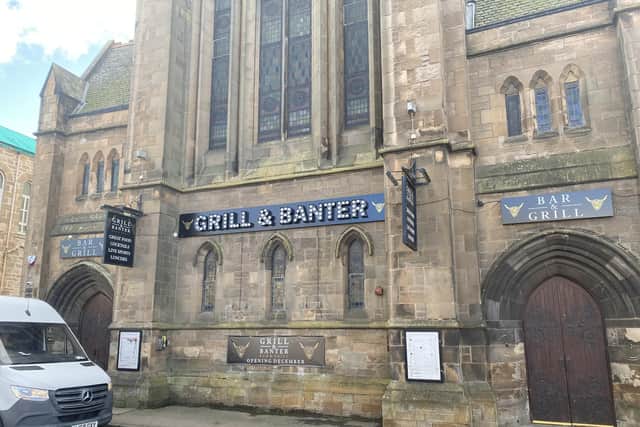 Signs are looking good new Grangemouth bar and grill will be opening soon