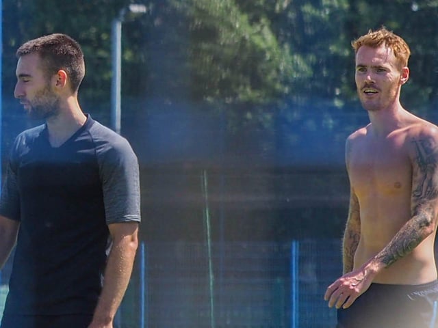Ben Close and Tom Naylor.  Picture: Habibur Rahman