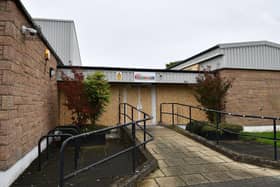 Bowhouse Community Centre has been boarded up for the last two years. (Picture: Michael Gillen, National World)