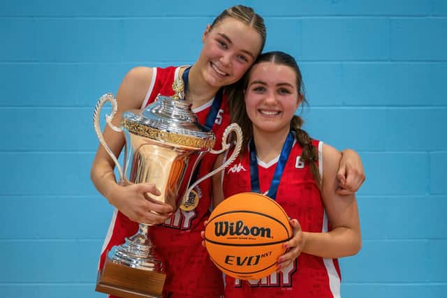Daisy Lawson (right) was named MVP for her dazzling display on the court