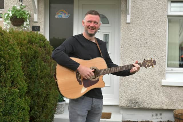 Denny singer Liam McGrandles' new album has earned praised from Sir Rod Stewart