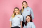Chloe Mackenzie (left) with fellow coaches Megan and Abigail.  (pic: submitted)