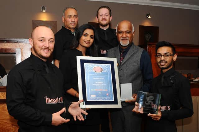 The team at Masala Ram's are hoping to replicate their success in the category at the 2019 Asian Restaurant Awards next week.  Pic: Michael Gillen.