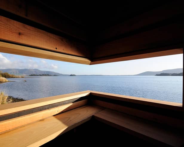 The Factory Bay bird hide, Loch Leven Nation Nature Reserve, November 2011. (Picture Credit: ©Lorne Gill/SNH)