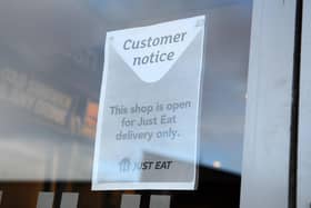 All Greggs branches in the Falkirk area are now closed to walk-in customers but most of the shops offer the option of delivering products