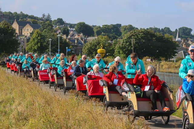 Cycling Without Age will receive nearly £20,000 for its work in Falkirk. Pic: Scott Louden