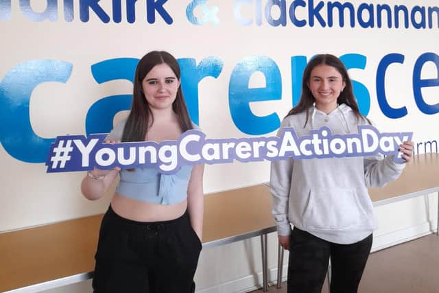 Young Carers spread the word. Pic: Contributed