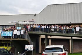 The report will come as a blow to hundreds of locals who have been campaigning to save the Bo'ness Recreation Centre in recent months.  (Pic: Michael Gillen)