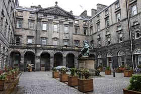 Edinburgh City Chambers, where the alleged rule-breaking party took place