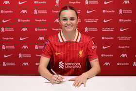 Falkirk footballer Sam Kerr signs for Liverpool on loan from Bayern Munich (Photo: Liverpool FC/Andrew Powell)