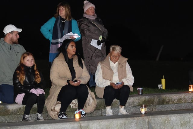 Families attended to remember their little ones.