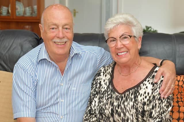Slamannan couple Crawford (81) and Etta Stewart (79) celebrate their diamond wedding anniversary on Wednesday, August 5