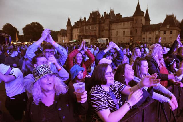 Crowds in Callendar Park for last year's Vibration Festival