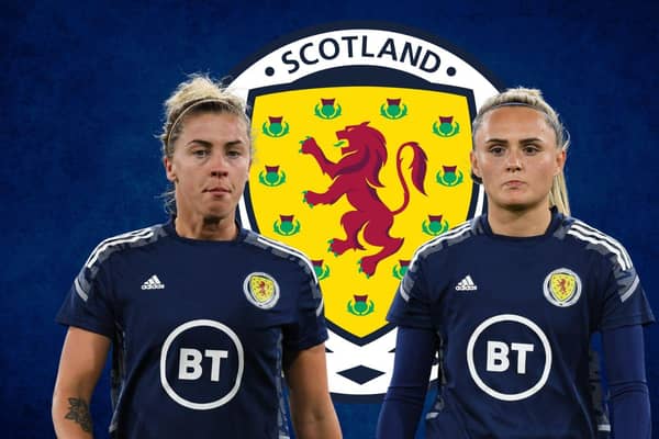 District duo Nicola Docherty and Sam Kerr have been included in the latest Scotland squad (Photo: Getty Images/SNS Group)