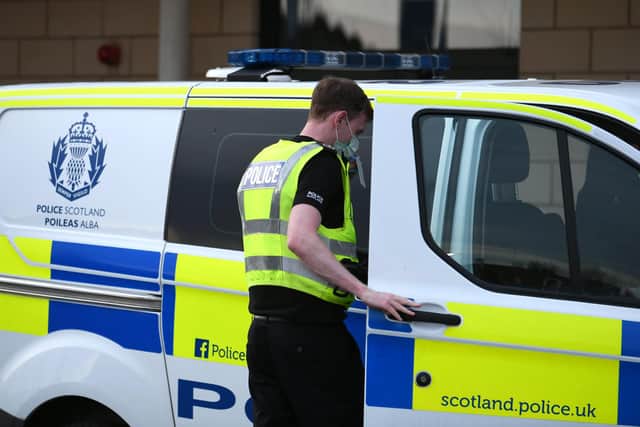 Police are investigating an incident involving a group who targeted a Bonnybridge resident. Picture: John Devlin.