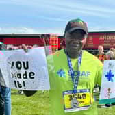 Suzgo raised £1300 by completing the Edinburgh Marathon