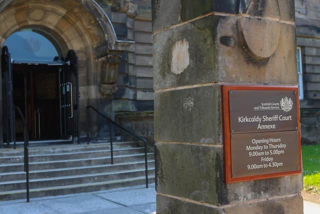 Boyle appeared at Kirkcaldy Sheriff Court for sentencing on Thursday.  (Pic: Scott Louden)